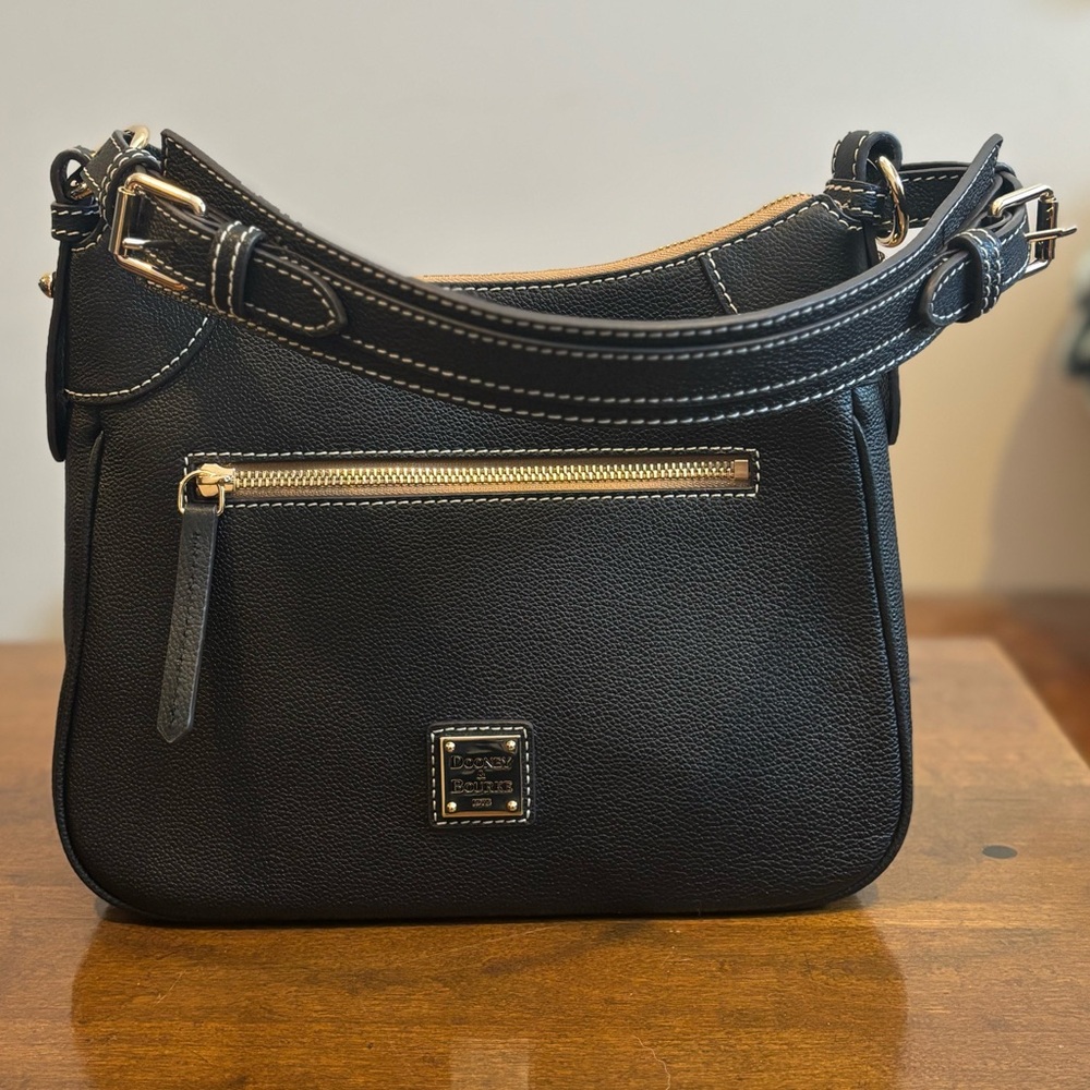 Dooney & Bourke Black Sorrento Hobo 28 Shoulder Bag